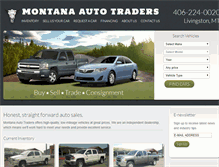 Tablet Screenshot of montanaautotraders.com